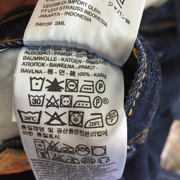 Levi's 501xx ButtonFly Dark wash Blue Jeans - Picture 7 of 12